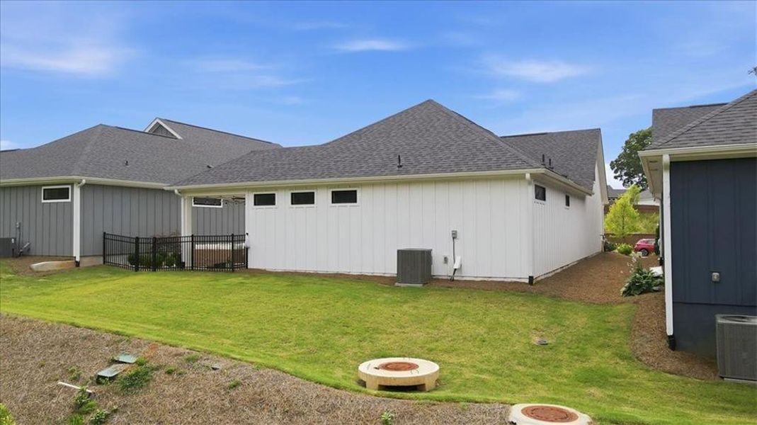 Exterior details and patio area of a home in , Canton (Image 31). Exterior details and patio area of a home in , Canton (Image 31).