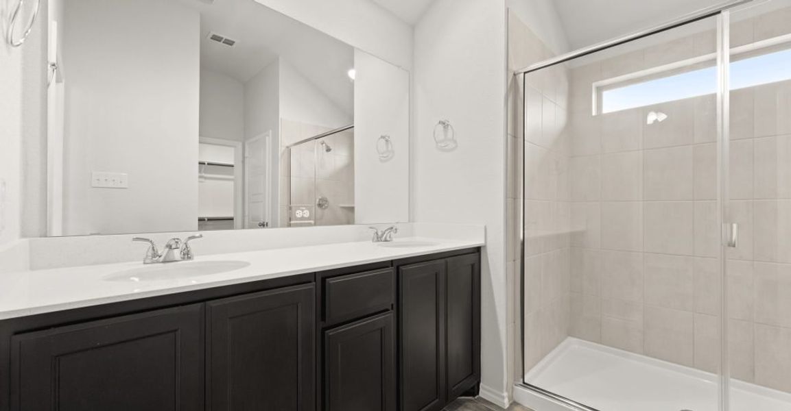 Representative exterior photo of a completed home built from the Pembridge II by Impression Homes in Mountain Valley, Burleson, TX (Image 14). Representative exterior photo of a completed home built from the Pembridge II by Impression Homes in Mountain Valley, Burleson, TX (Image 14).