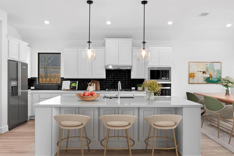 Furnished interior view inside a new home in Colton, Todd Mission (Image 9).