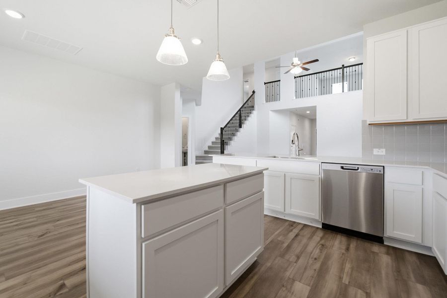 Furnished interior view inside a new home in Sunfield, Buda (Image 15).