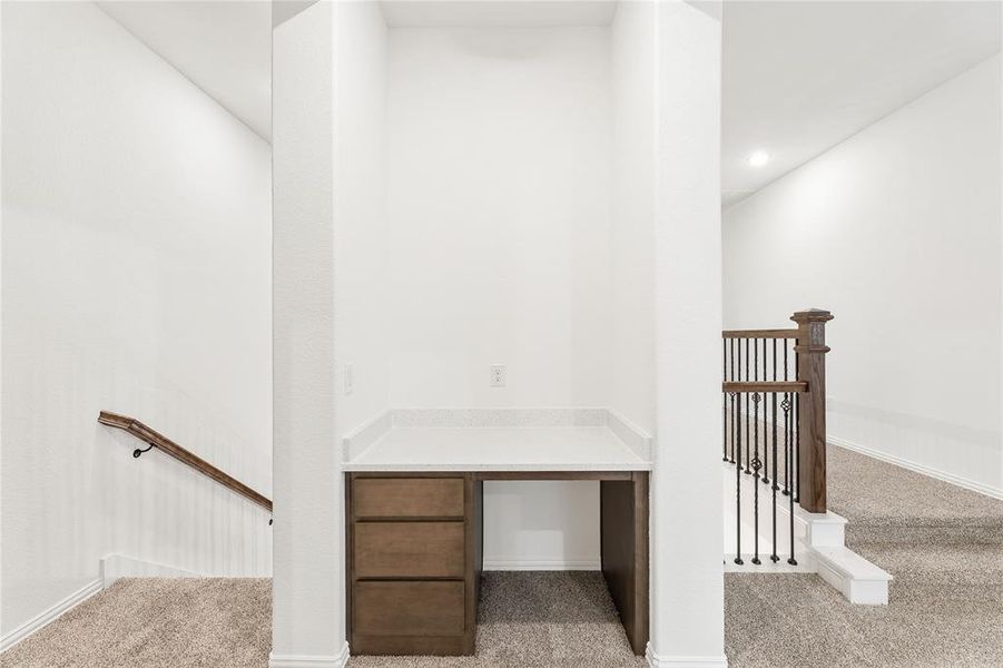 Furnished interior view inside a new home in Stone River Glen 60s, Royse City (Image 14).