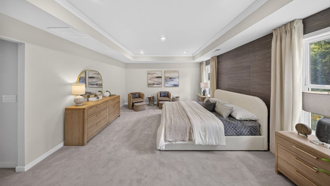 Furnished interior view inside a new home in Westport, York (Image 21).