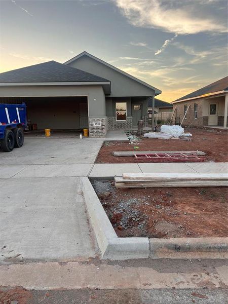 In-progress construction of a new home in , Abilene, TX (Image 9).