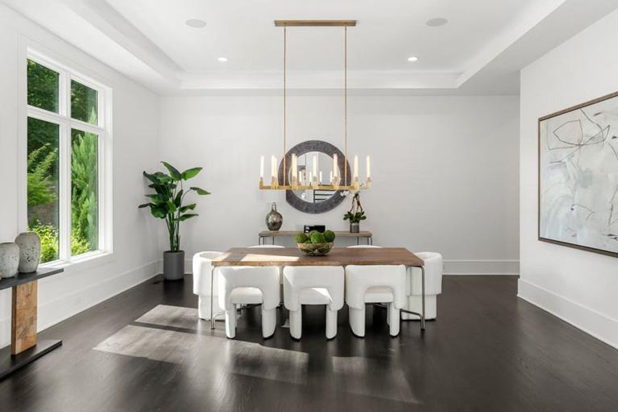 Furnished interior view inside a new home in , Sandy Springs (Image 64).