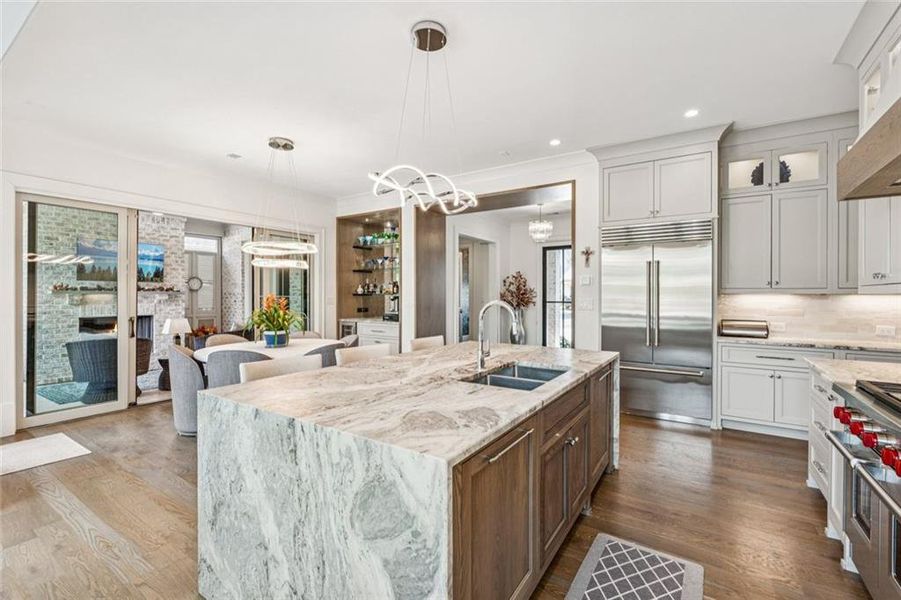 Furnished interior view inside a new home in , Alpharetta (Image 9).