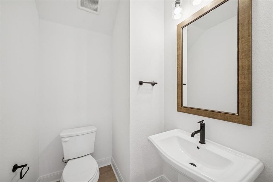 Furnished interior view inside a new home in Karis - Village Series, Crowley (Image 8). Furnished interior view inside a new home in Karis - Village Series, Crowley (Image 8).