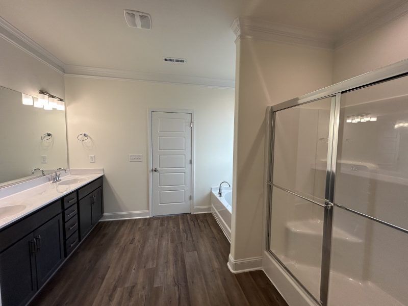 Furnished interior view inside a new home in Miller's Reserve, Winston-Salem (Image 12).
