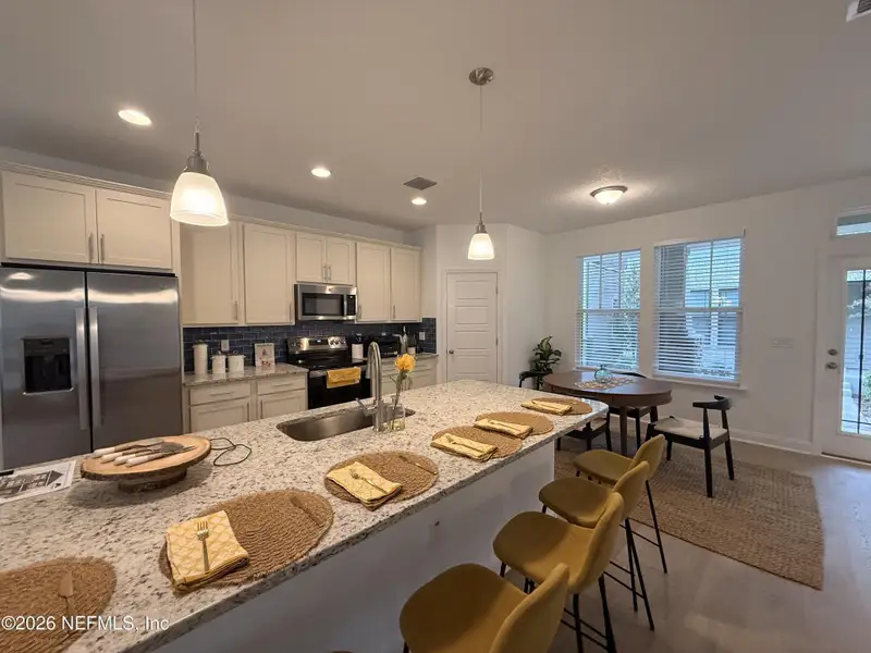 Furnished interior view inside a new home in , Jacksonville (Image 4).