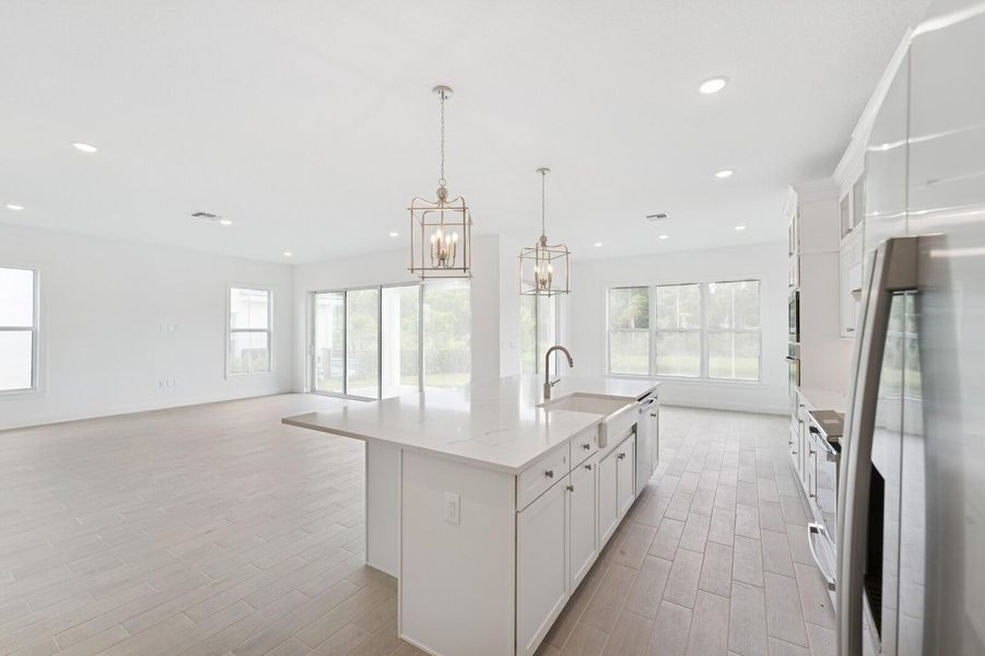 Spacious, unfurnished interior of a new home in Salerno Reserve - Single Family, Stuart (Image 42). Spacious, unfurnished interior of a new home in Salerno Reserve - Single Family, Stuart (Image 42).
