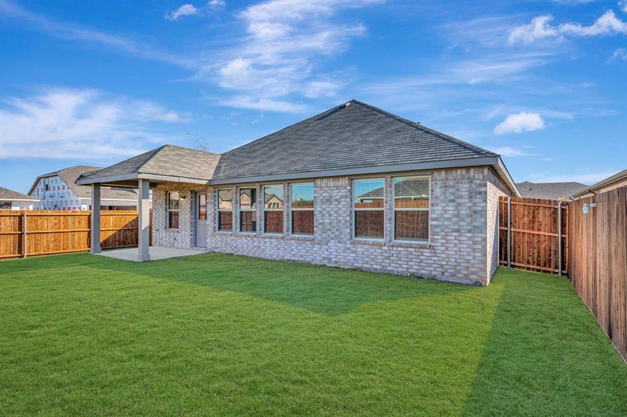 Exterior details and patio area of a home in Verandah, Royse City (Image 26). Exterior details and patio area of a home in Verandah, Royse City (Image 26).