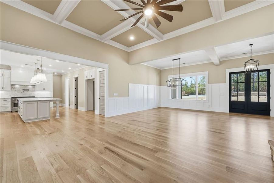 Spacious, unfurnished interior of a new home in , White (Image 47). Spacious, unfurnished interior of a new home in , White (Image 47).