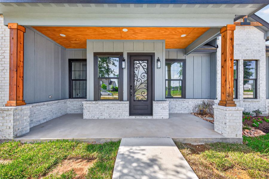 Exterior details and patio area of a home in , Huffman (Image 3). Exterior details and patio area of a home in , Huffman (Image 3).