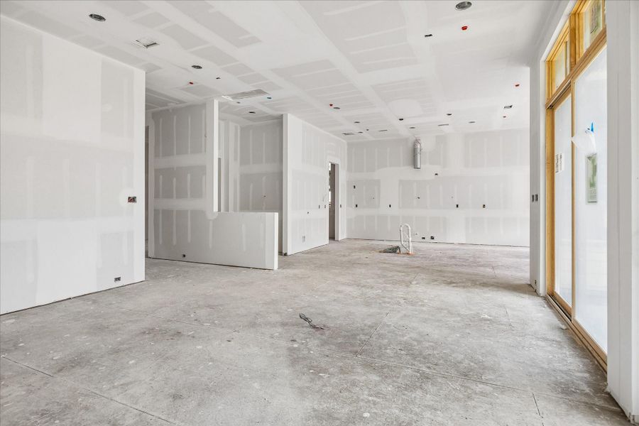 In-progress construction of a new home in , Southside Place, TX (Image 4).