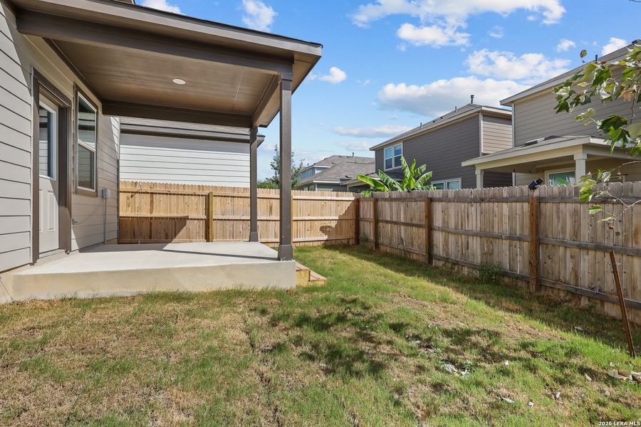 Exterior details and patio area of a home in Senna, Leon Valley (Image 21). Exterior details and patio area of a home in Senna, Leon Valley (Image 21).