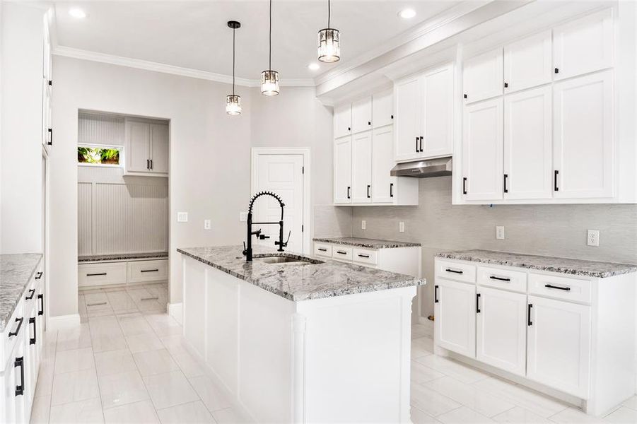 Furnished interior view inside a new home in , Dallas (Image 7).