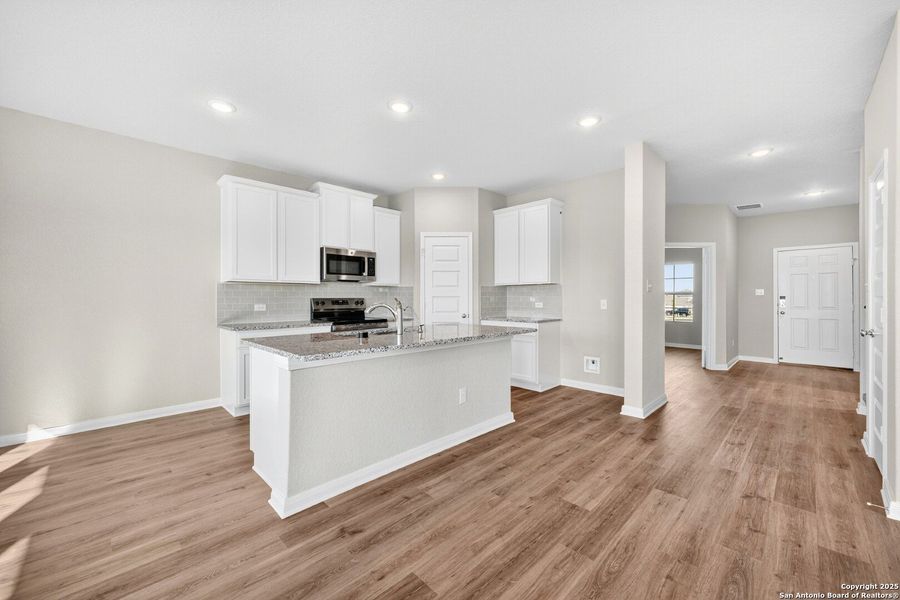 Furnished interior view inside a new home in Paloma Park, Converse (Image 5). Furnished interior view inside a new home in Paloma Park, Converse (Image 5).