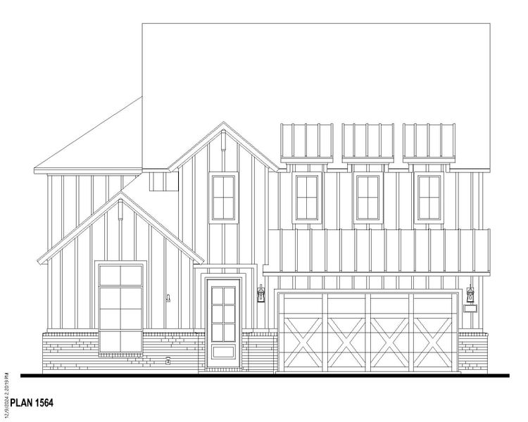 Plan 1564 Elevation B