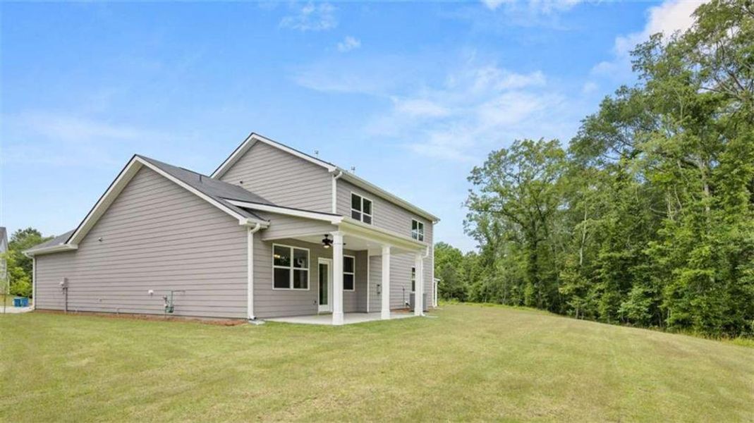 Exterior details and patio area of a home in Water Oak Estates, Lawrenceville (Image 27). Exterior details and patio area of a home in Water Oak Estates, Lawrenceville (Image 27).
