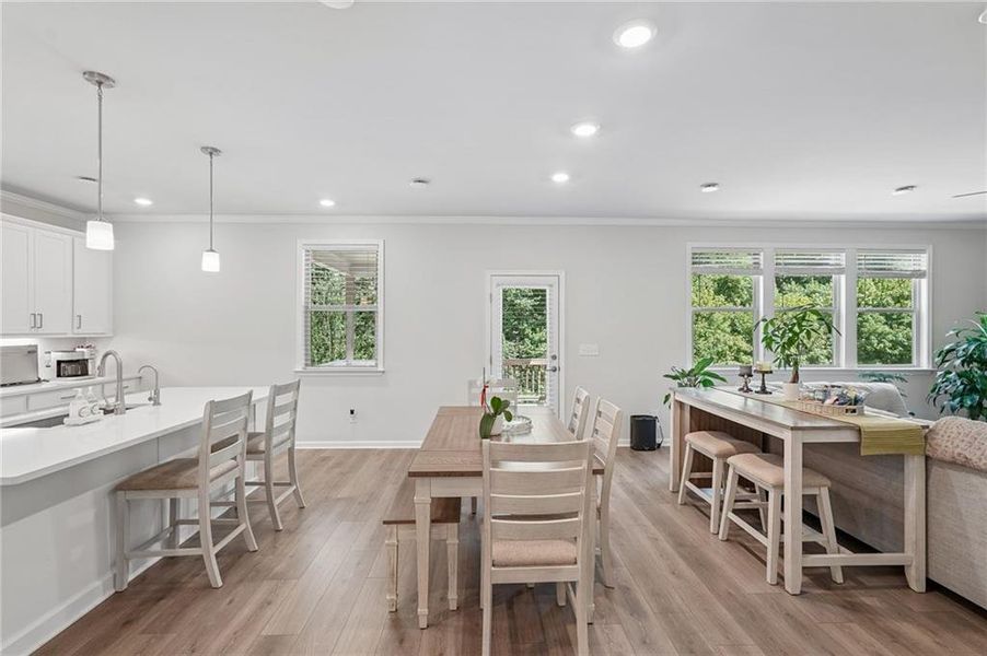 Furnished interior view inside a new home in Haley Station, Canton (Image 17).