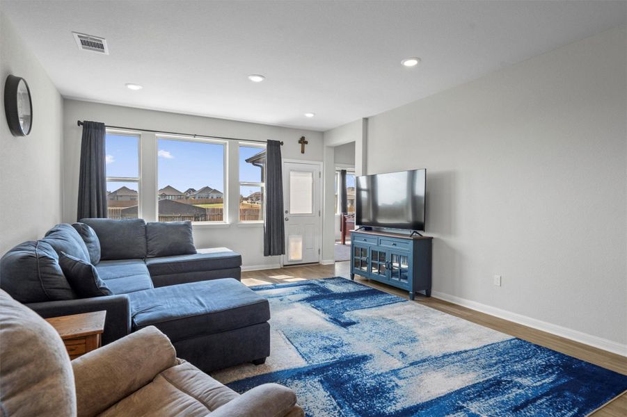 Furnished interior view inside a new home in The Ridge at Trinity Ranch, Elgin (Image 12).