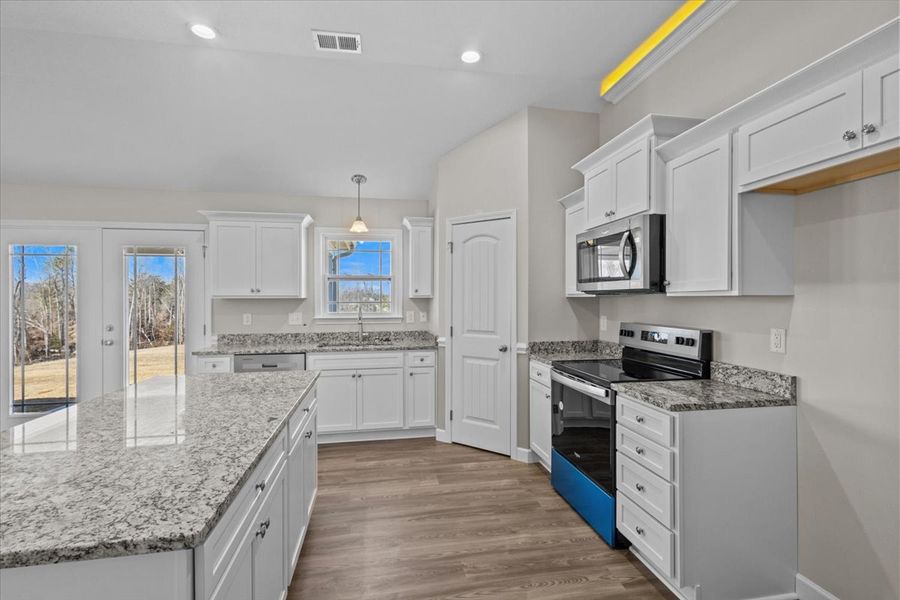 Representative furnished interior of a home built from the Brentwood by Enchanted Homes in Lonesome Dove, San Antonio (Image 5).