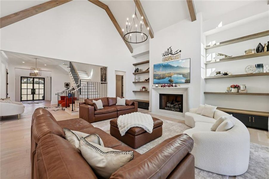 Furnished interior view inside a new home in , Suwanee (Image 12).