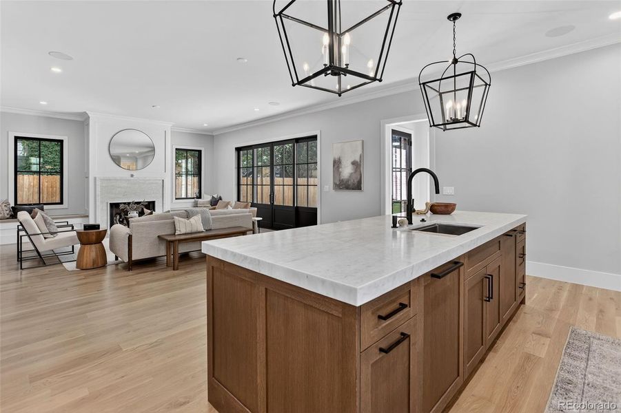 Furnished interior view inside a new home in , Denver (Image 16).