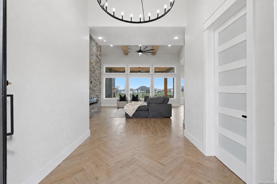 Furnished interior view inside a new home in , La Vernia (Image 18).