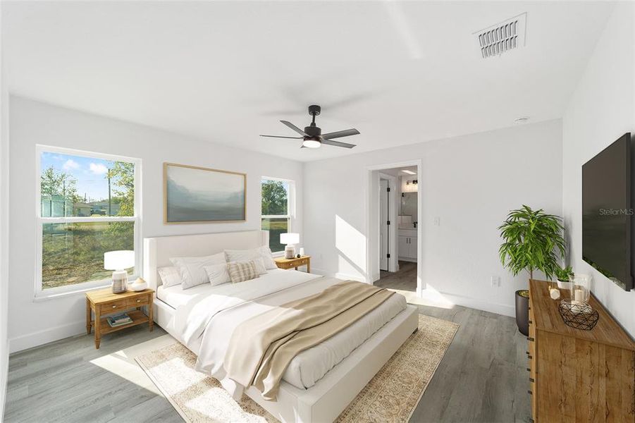 Furnished interior view inside a new home in , Ocala (Image 13).