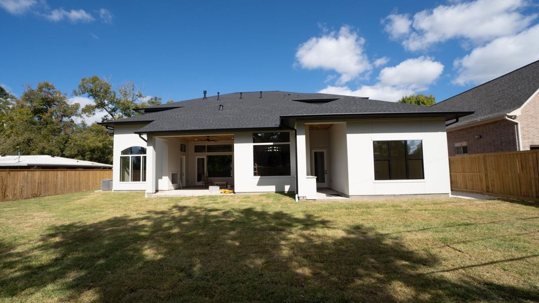 Exterior details and patio area of a home in , Houston (Image 4).