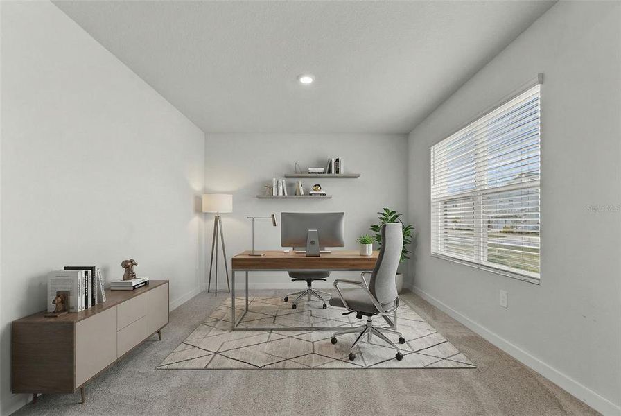 Furnished interior view inside a new home in , Bradenton (Image 6).