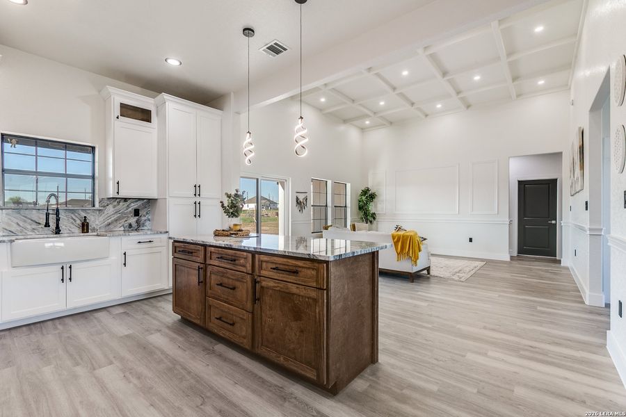 Furnished interior view inside a new home in , Atascosa (Image 13).