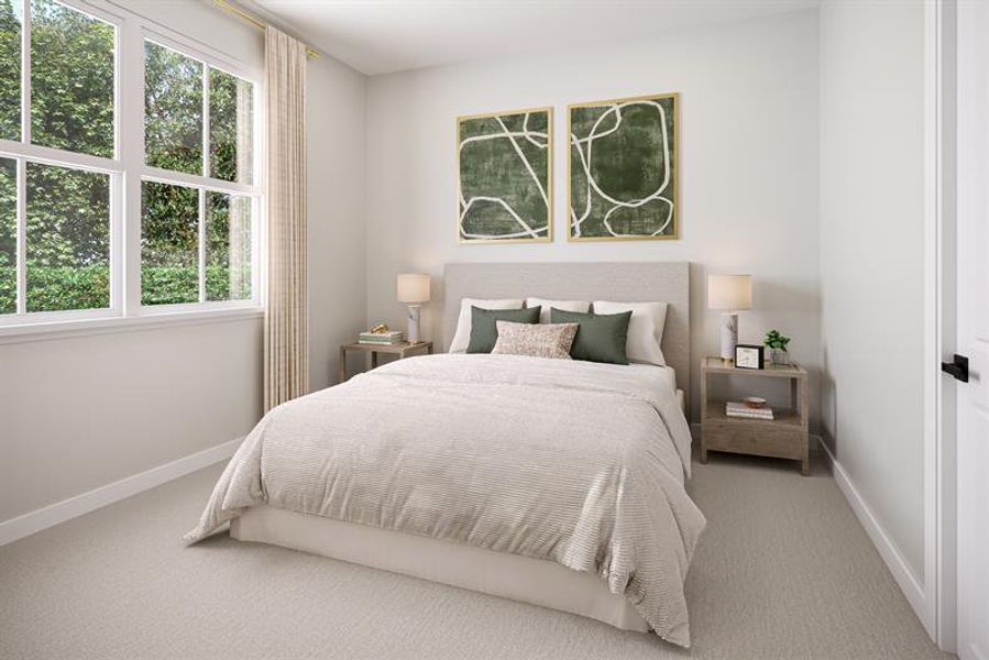 Representative furnished interior of a home built from the Tradewinds by Ryan Homes in Seminole Palms Single-Family Homes, Palm Coast (Image 8).