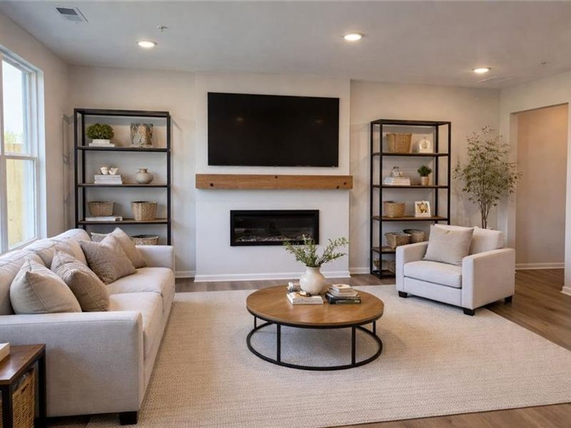 Furnished interior view inside a new home in Hemingway, Cumming (Image 11).