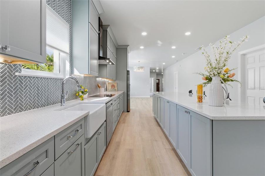 Furnished interior view inside a new home in , St. Petersburg (Image 15).