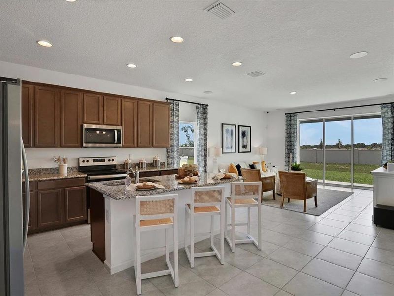 Furnished interior view inside a new home in Cypress Park Estates, Haines City (Image 6).