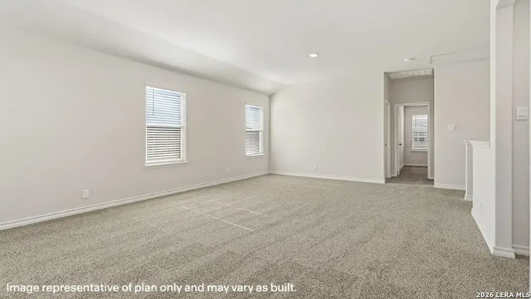 Spacious, unfurnished interior of a new home in Brookstone Creek, San Antonio (Image 30).