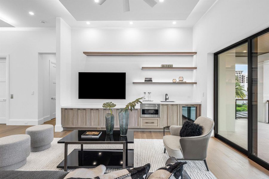 Furnished interior view inside a new home in , Boca Raton (Image 63).