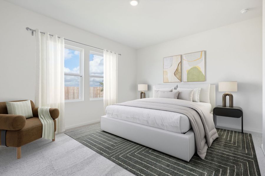 Representative furnished interior of a home built from the Proxy by Starlight Homes in The Wilder, Adkins (Image 7). Representative furnished interior of a home built from the Proxy by Starlight Homes in The Wilder, Adkins (Image 7).