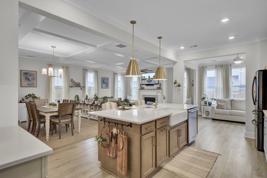 Furnished interior view inside a new home in Lochton, Summerville (Image 10).