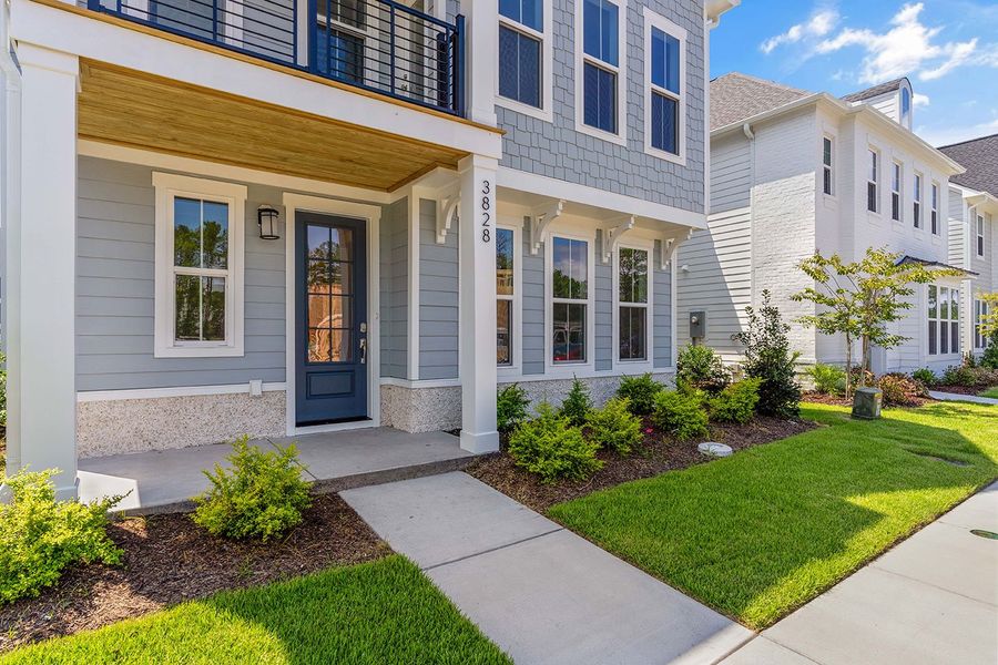 Representative exterior details of a home built from the The Wisteria by RobuckHomes in East & Mason, Wilmington (Image 34).