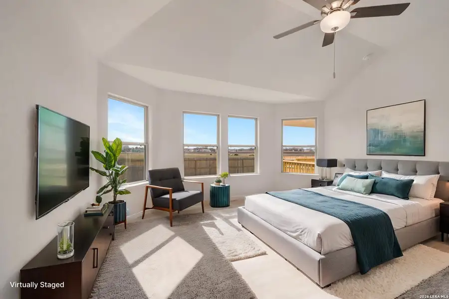 Furnished interior view inside a new home in Meadows at Clear Springs, New Braunfels (Image 14).