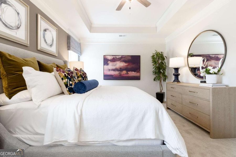 Furnished interior view inside a new home in Trellis Park, Hampton (Image 29).