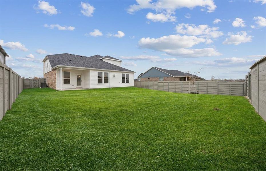 Oversized yard Oversized yard