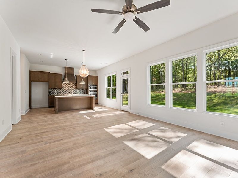 Representative unfurnished interior of a home built from the The Chatham by Windsong Properties in Ashbury Commons, Powder Springs (Image 21). Representative unfurnished interior of a home built from the The Chatham by Windsong Properties in Ashbury Commons, Powder Springs (Image 21).
