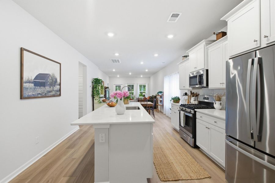 Furnished interior view inside a new home in Horizons at Summers Corner | 55+, Summerville (Image 11).