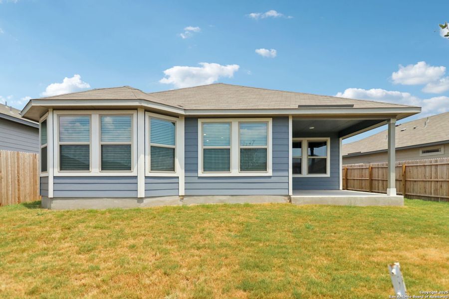 Front exterior of a new home in , San Antonio, TX, highlighting curb appeal (Image 24). Front exterior of a new home in , San Antonio, TX, highlighting curb appeal (Image 24).