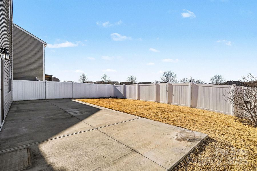 Exterior details and patio area of a home in , Concord (Image 4). Exterior details and patio area of a home in , Concord (Image 4).