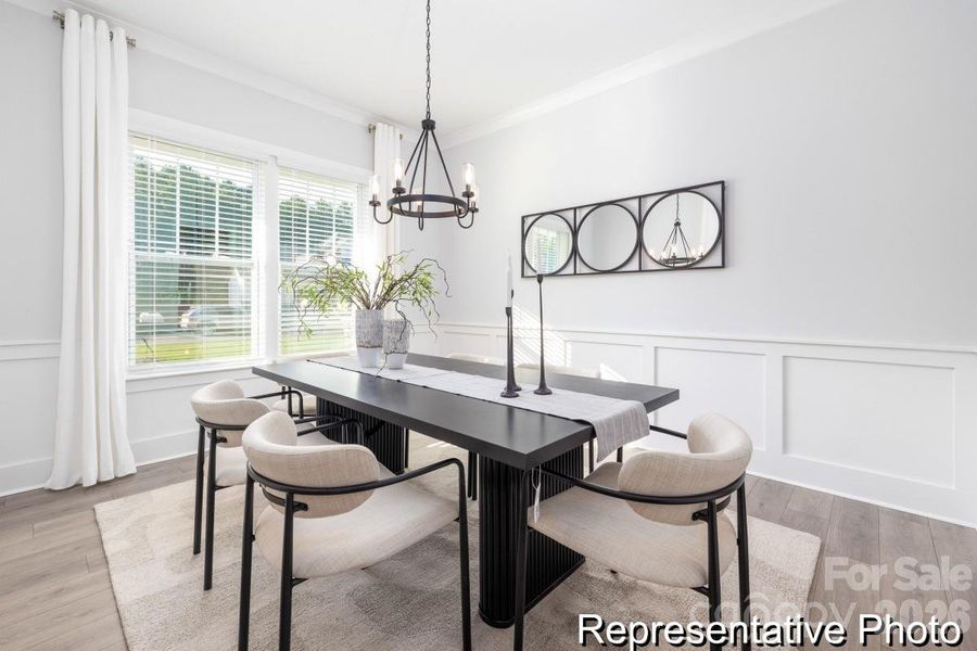Furnished interior view inside a new home in Whispering Hills, Locust (Image 19).
