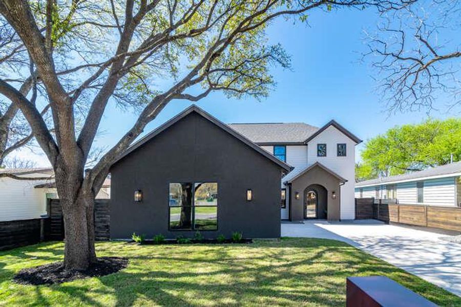 Front exterior of a new home in , Austin, TX, highlighting curb appeal (Image 2). Front exterior of a new home in , Austin, TX, highlighting curb appeal (Image 2).